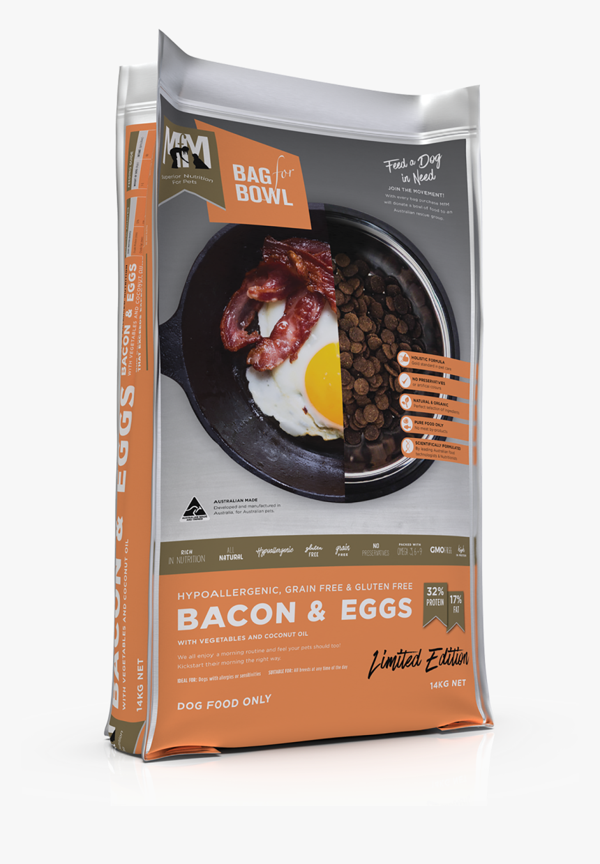 Meals For Mutts Bacon And Eggs, HD Png Download, Free Download