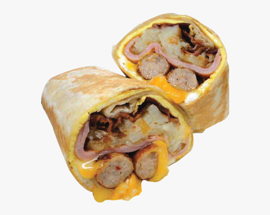 Sausage Bacon And Egg Wrap, HD Png Download, Free Download