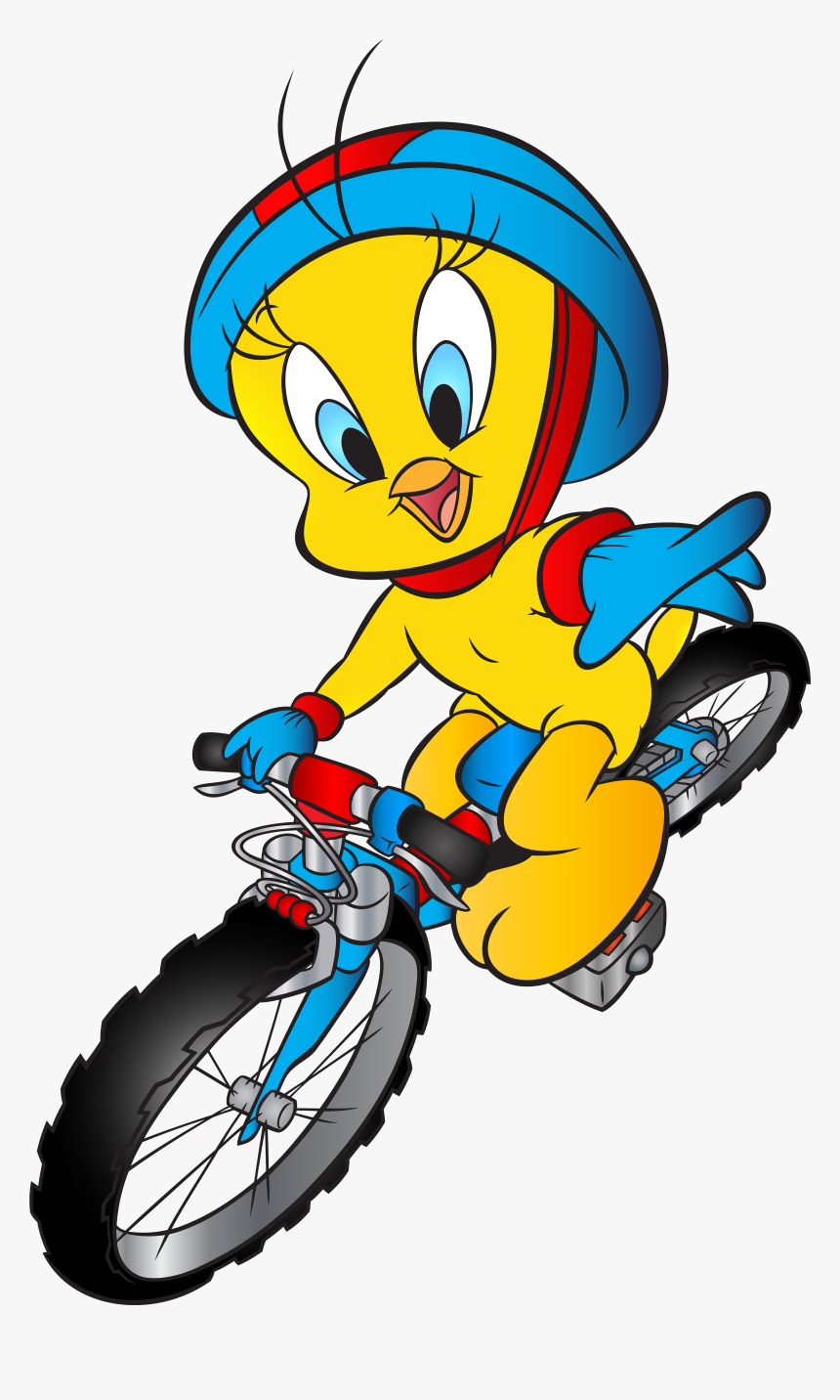 Tweety Png , Png Download - Tweety Bird On Bike, Transparent Png, Free Download