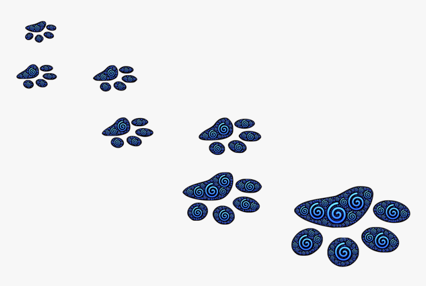 Paw Prints No White Background Clipart , Png Download - White Paw Prints Png, Transparent Png, Free Download