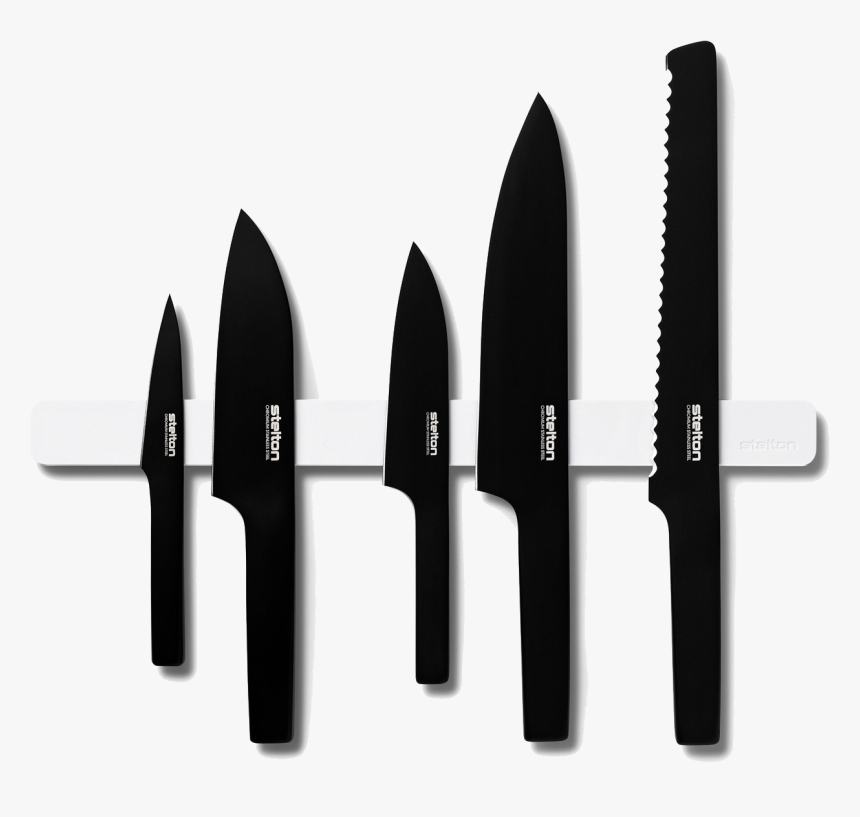 Pure Black Knives By Stelton Set - Stelton Black Knives Set, HD Png Download, Free Download