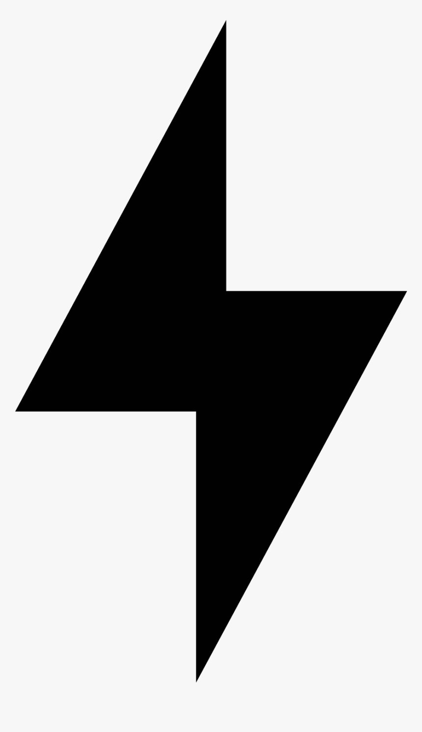 Lightning Bolt Icon Free Download Png And Vector - Triangle, Transparent Png, Free Download