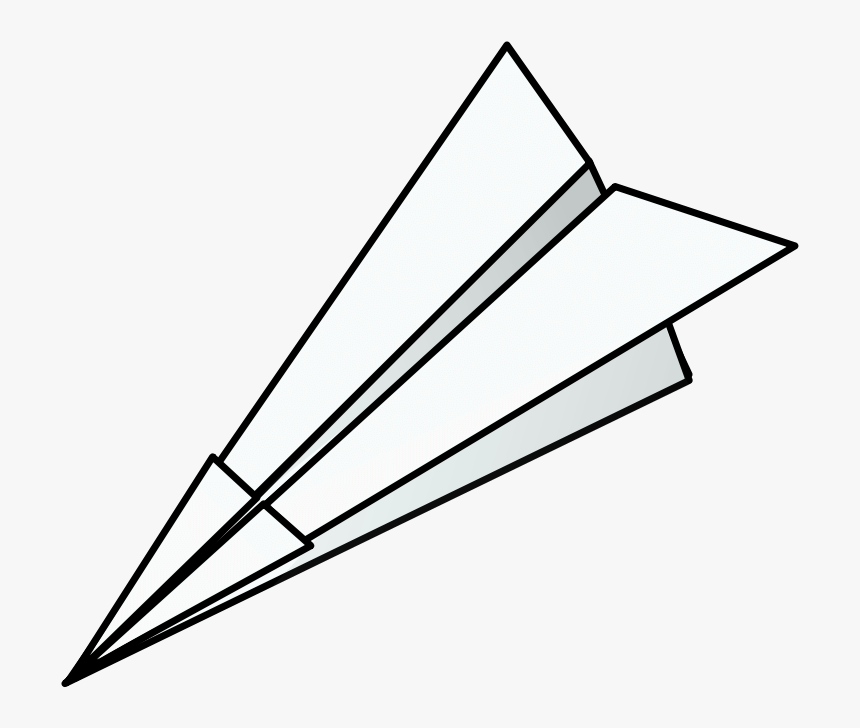 Paper Airplane Race Clipart - Paper Airplane Transparent Background, HD Png Download, Free Download