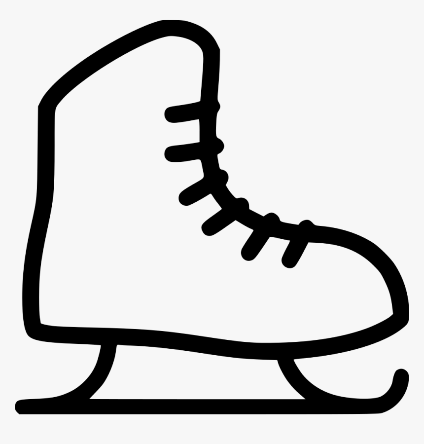 Christmas Ice Skate - Ice Skating Icon Icon, HD Png Download, Free Download