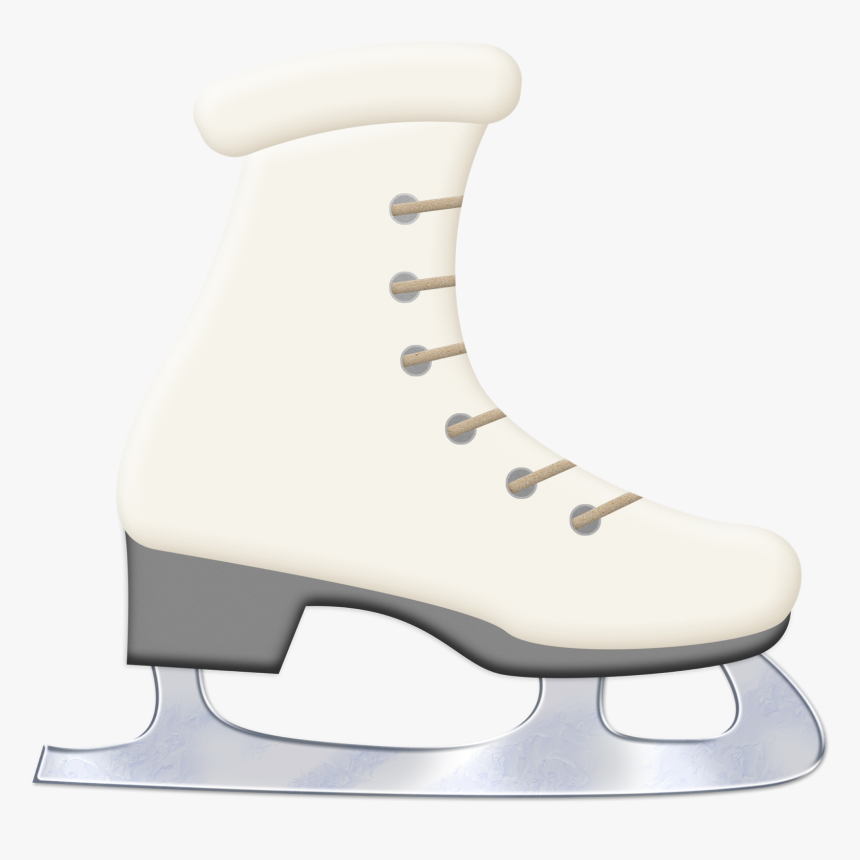 Winter Ice Skates Clip Art - Figure Skate, HD Png Download, Free Download