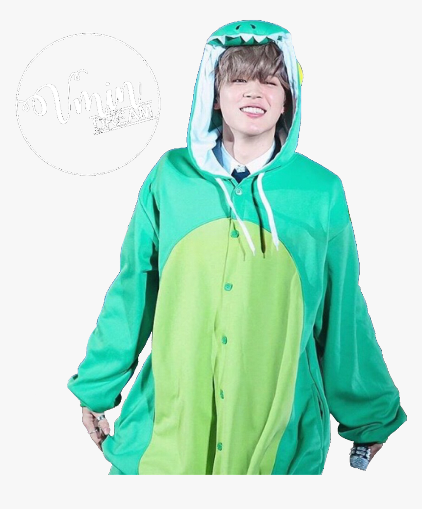 Render Png Kpop Bts Btsjimin Jimin Parkjimin Dinosaur - Park Jimin In Onesie, Transparent Png, Free Download