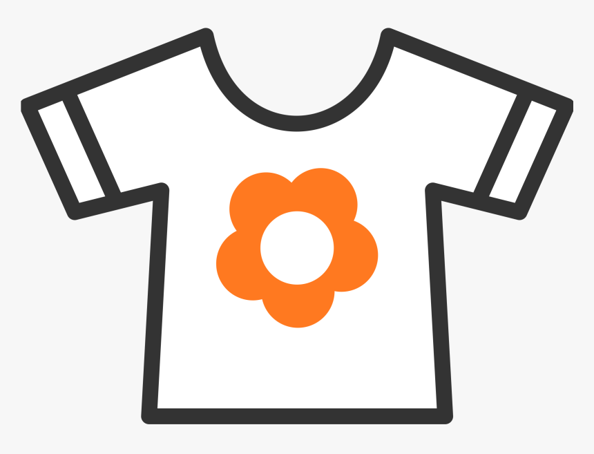 Transparent Tshirt Outline Png - T Shirt Favicon, Png Download, Free Download