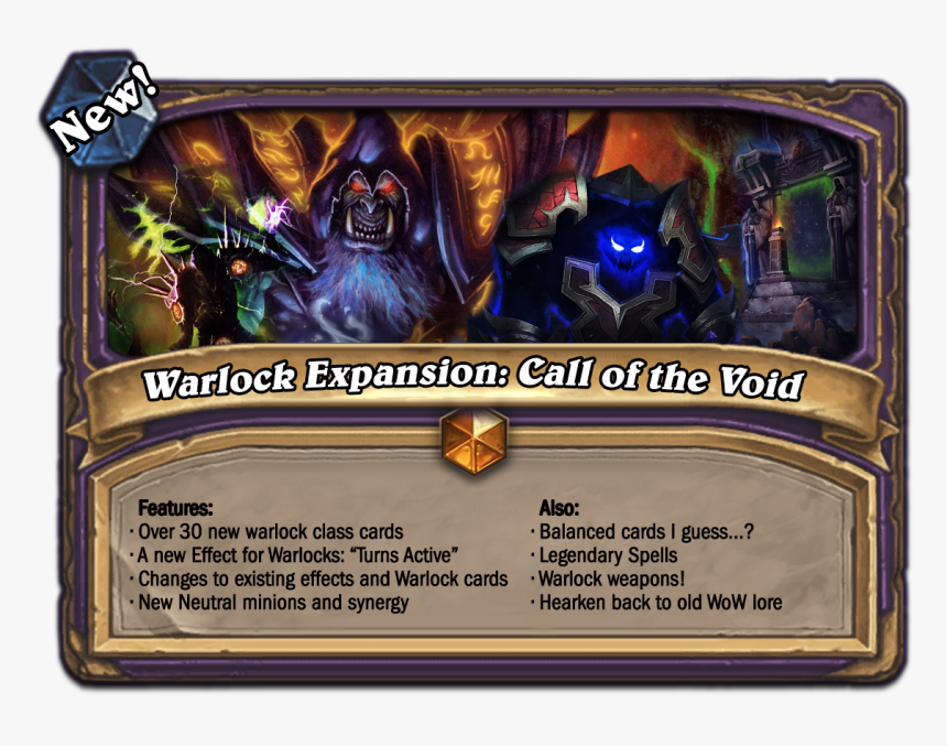 Call Of The Void - New Paladin Cards, HD Png Download, Free Download