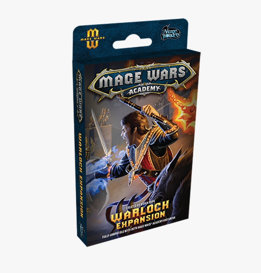 Mage Wars Academy Warlock Expansion Box - Mage Wars Academy Cards Warlock, HD Png Download, Free Download