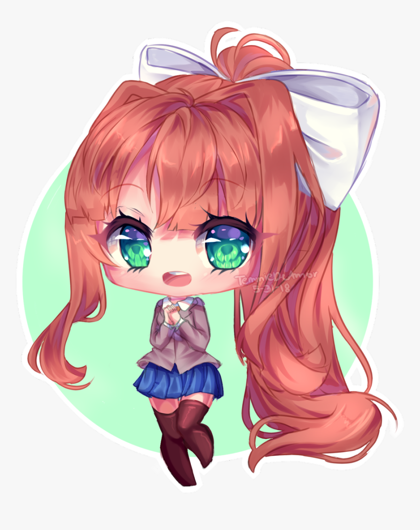 Chibi Monika, HD Png Download, Free Download