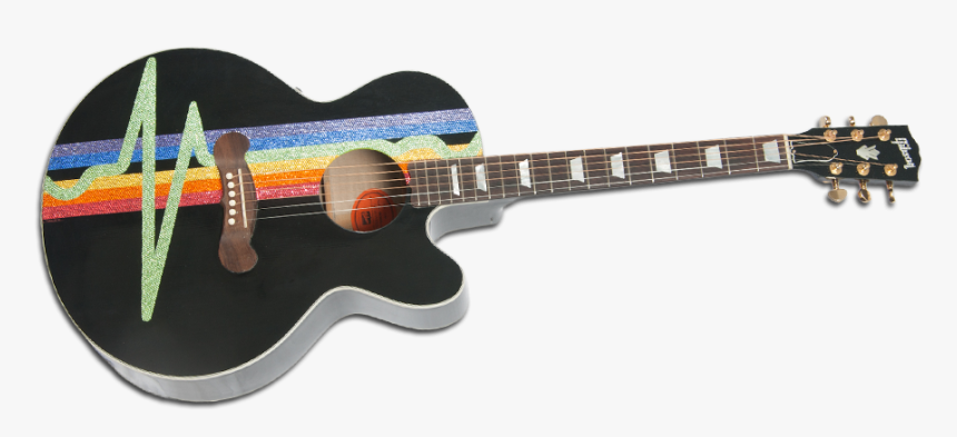 Dark Side Of The Moon Gibson Acoustic By Kantor Guitars - Moon Acoustic Guitars, HD Png Download, Free Download