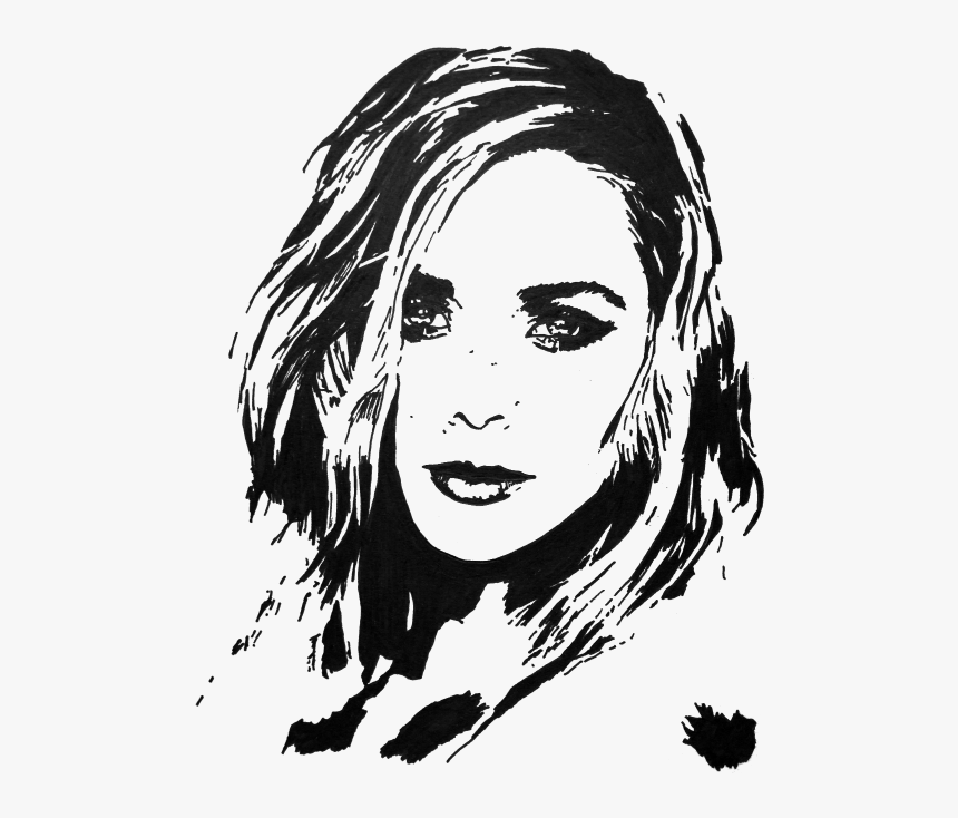 Elizabeth Olsen - Elizabeth Olsen Black And White Png, Transparent Png, Free Download