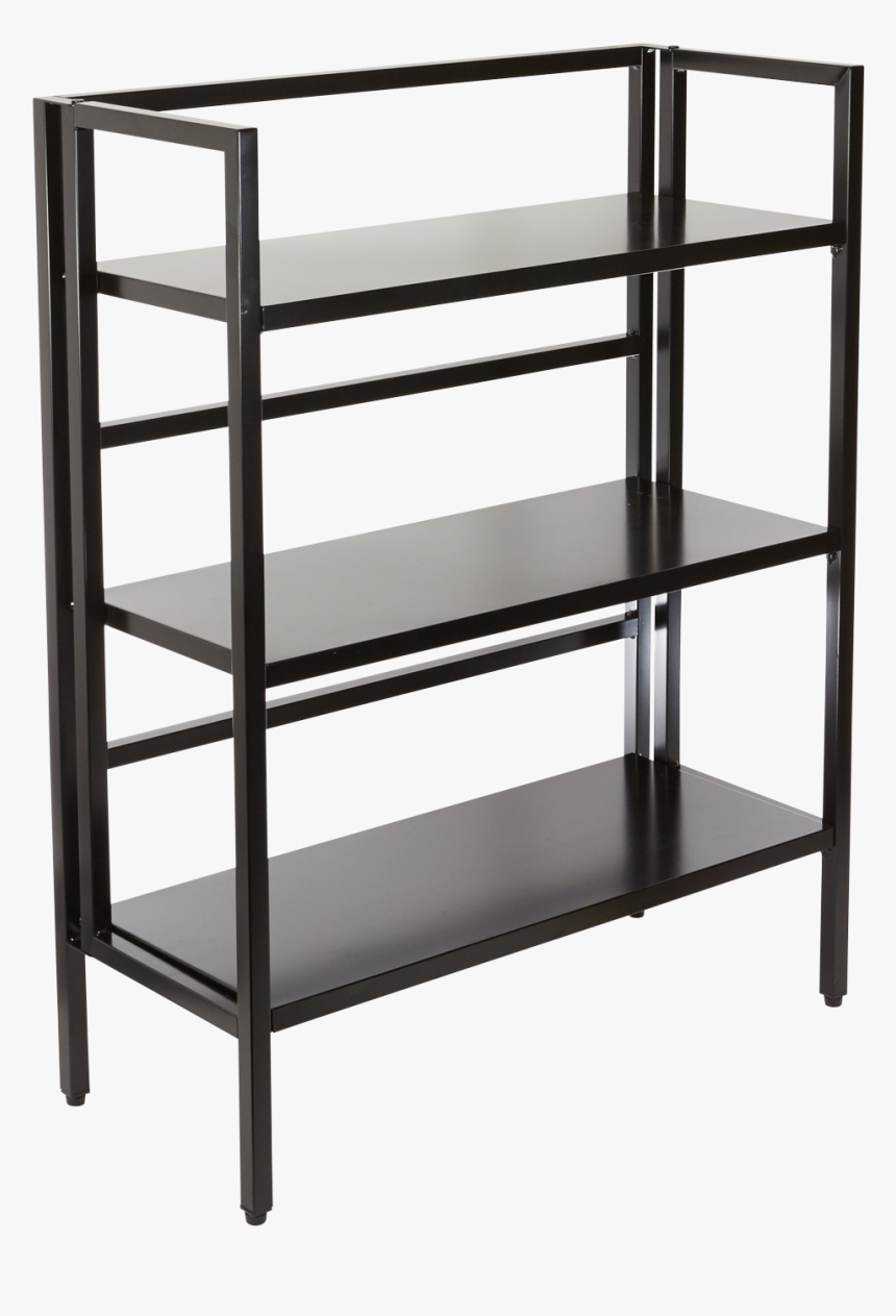 4 Shelf Folding Metal Bookcase, HD Png Download, Free Download