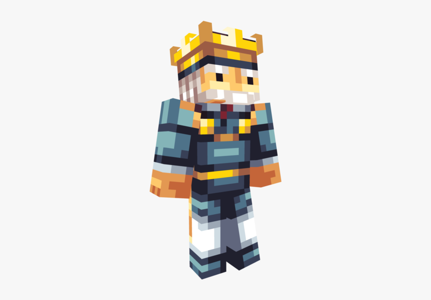Minecraft King Of Hearts Png Skin, Transparent Png, Free Download