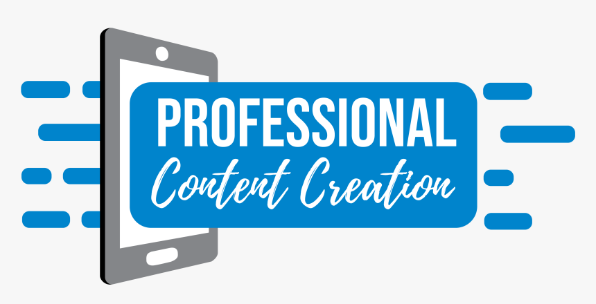 Professional Content Creation - Content Creation, HD Png Download, Free Download