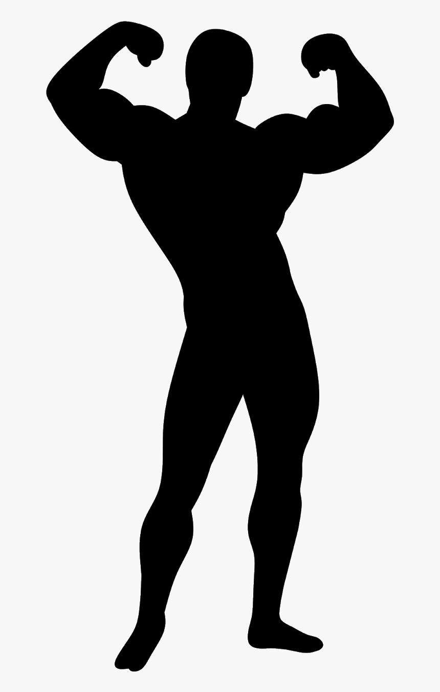 Illustrations Of Bodybuilder Silhouette Bodybuilding, HD Png Download, Free Download