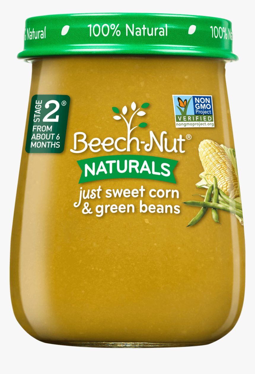 Naturals Just Sweet Corn & Green Beans Jar - Beechnut Naturals Baby Food, HD Png Download, Free Download