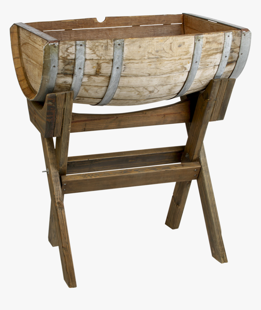 Half Wine Barrel Stand, HD Png Download, Free Download