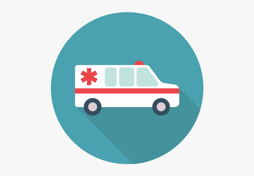 Ambulance Icon Circle, HD Png Download, Free Download