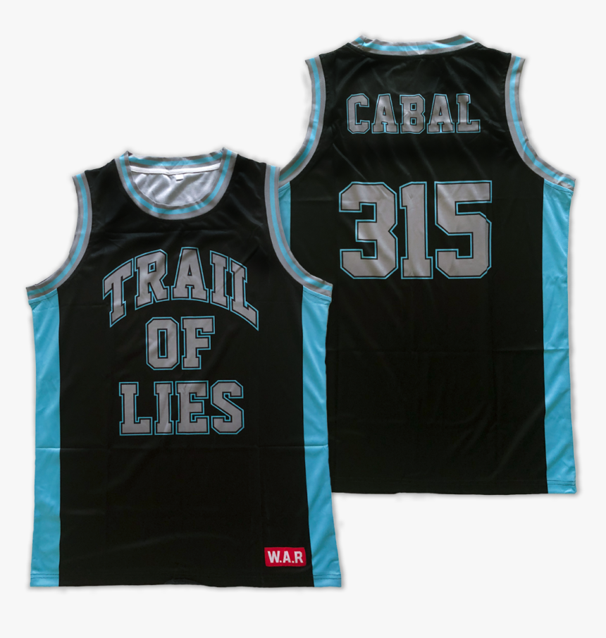 Image Of Trail Of Lies X Cabal Basketball Jersey - Vest, HD Png Download, Free Download