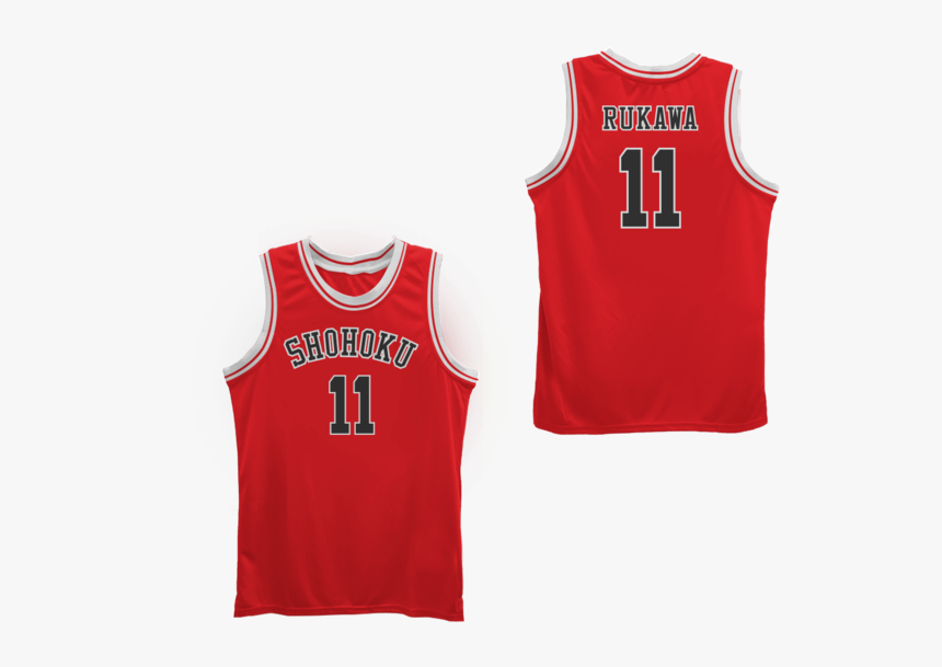 Slam Dunk Shohoku 11 Rukawa Hanamichi Basketball Jersey - Troy Bolton Jersey Hsm3, HD Png Download, Free Download