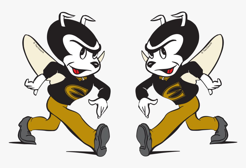 The Official University Mascot Is Corky The Hornet - Corky Emporia State University, HD Png Download, Free Download