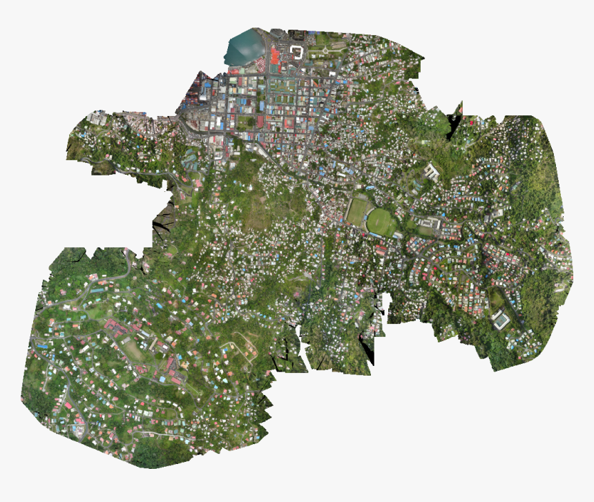 Castries Drone Imagery - Map, HD Png Download, Free Download