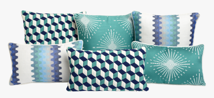 Picture Of A Group Of Outdoor Decorative Pillows - Pile Of Cushions Transparent, HD Png Download, Free Download