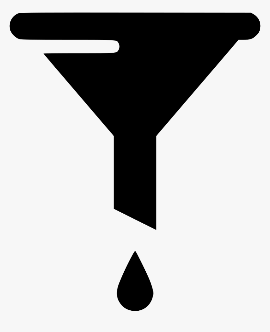 Funnel With Drop - Sign, HD Png Download, Free Download