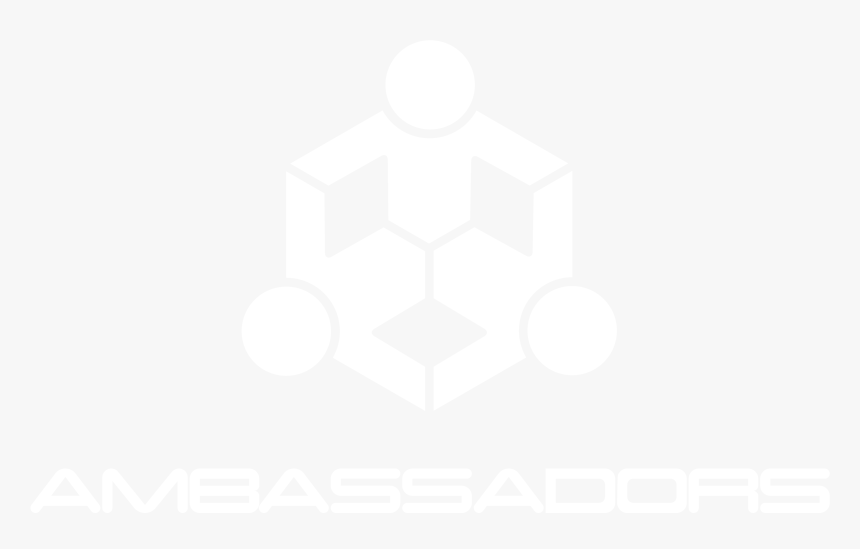 Png File Ambassadors New Logo White Transparent - 3d Object Sketch, Png Download, Free Download