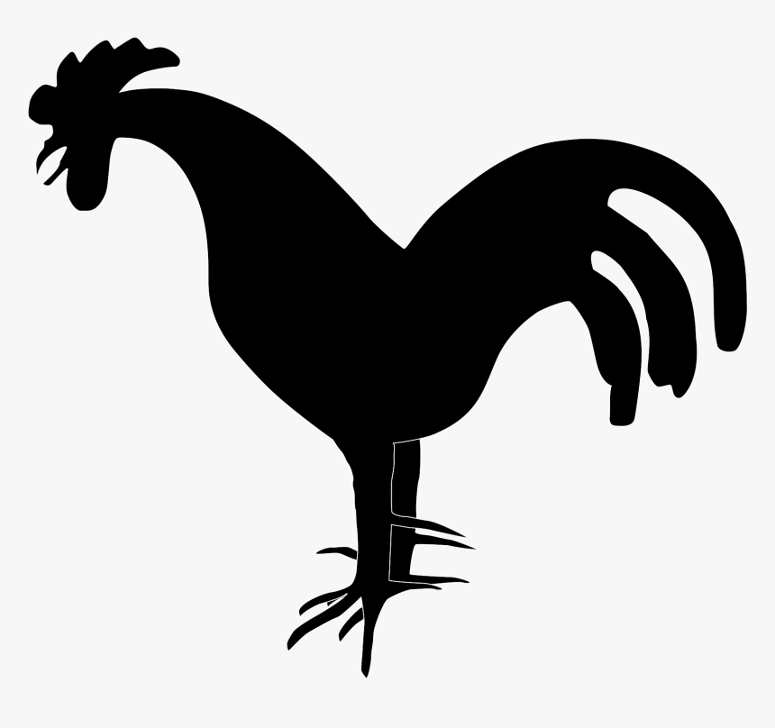 Rooster Silhouette2 Clip Arts - Karate, HD Png Download, Free Download