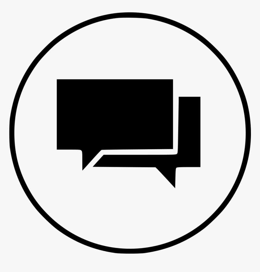 Chat Talk Conversation Message Messaging Bubble Comment - Symbol, HD Png Download, Free Download