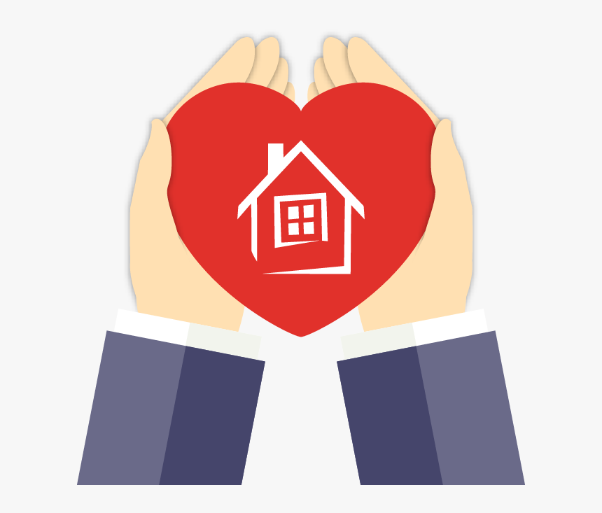 Homeowners Hub Heart Hands Free Home Energy Audit - Appliance Logo With Heart, HD Png Download, Free Download