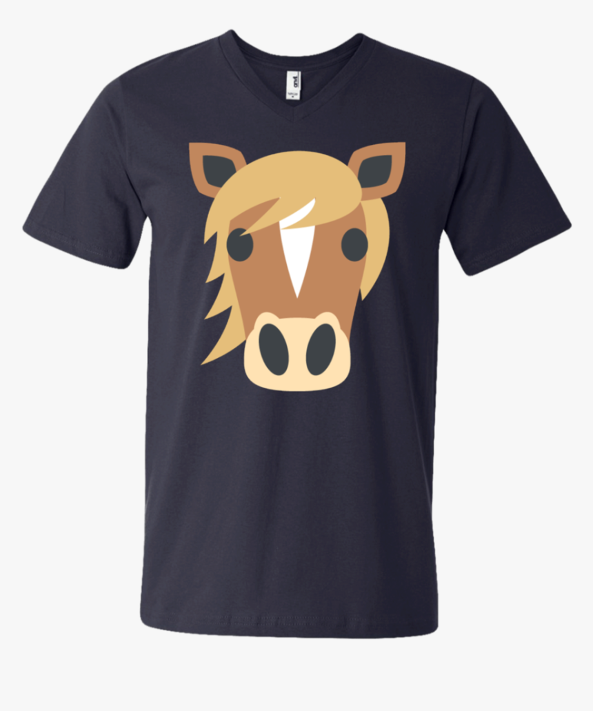 Horse Face Emoji Men"s V Neck T Shirt - Gucci T Shirt 2018, HD Png Download, Free Download