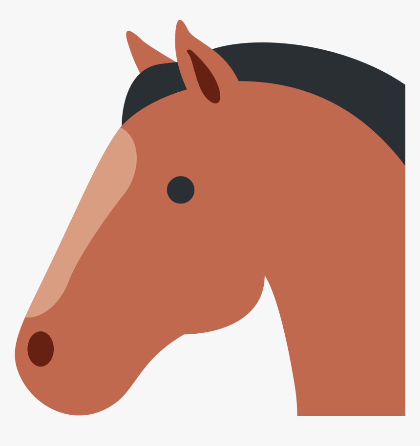 Twitter Horse Emoji, HD Png Download, Free Download