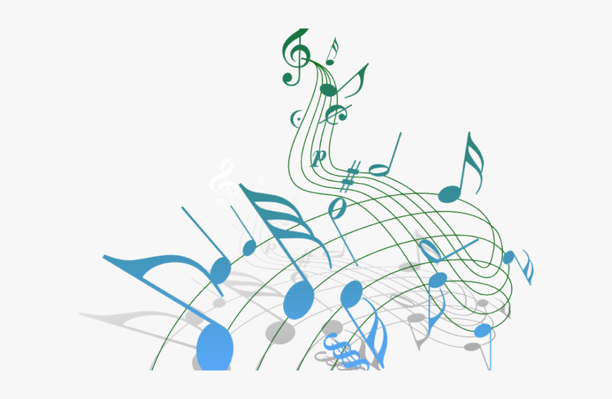 Transparent Musiknoten Clipart - Blue Musical Notes Transparent, HD Png Download, Free Download