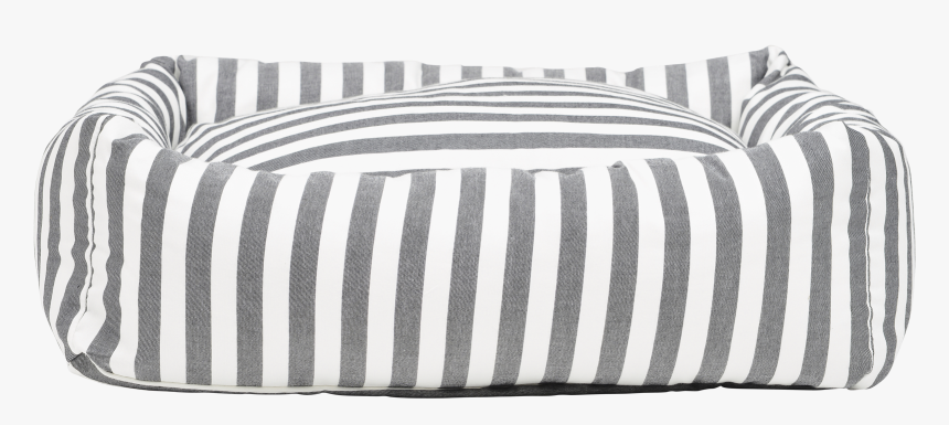 Stripey Soiree Square Snuggler Dog Bed Charcoal, HD Png Download, Free Download