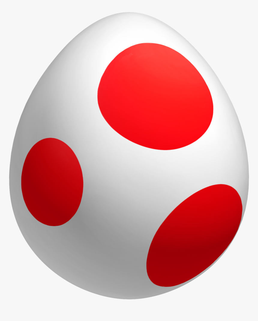 Yoshi Egg Png - Red Yoshi Egg Png, Transparent Png, Free Download