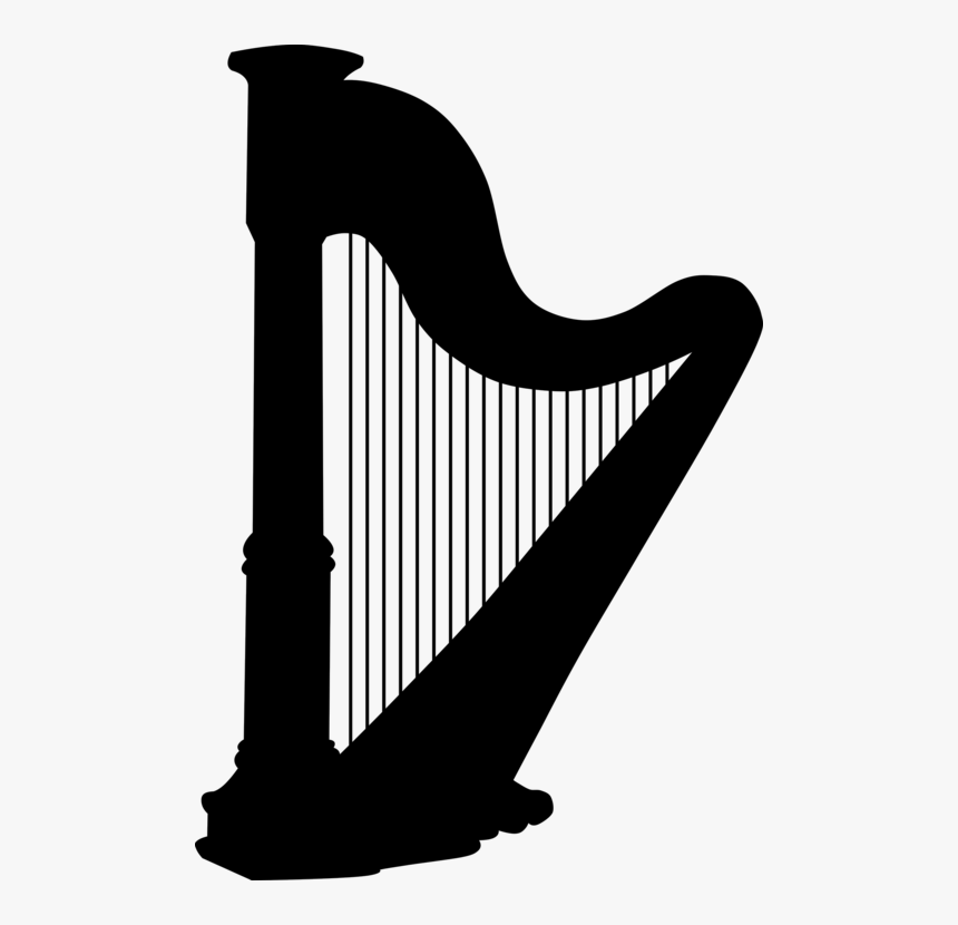 Celtic Harp String Instruments Musical Free Clipart - Harp Clip Art, HD Png Download, Free Download