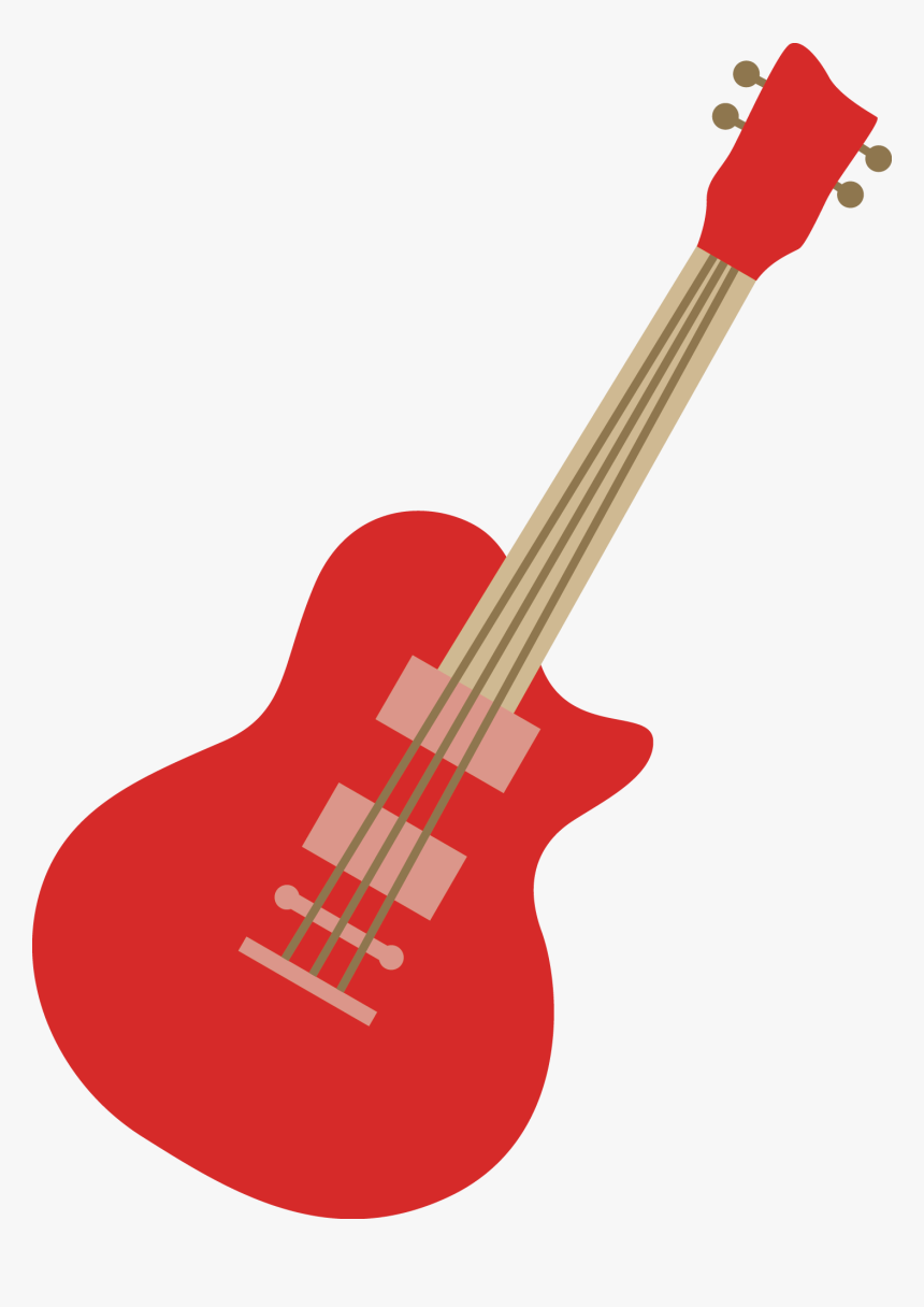 Bass Material Guitar Instrument Vector Musical Clipart - Bass Instrument Clipart, HD Png Download, Free Download