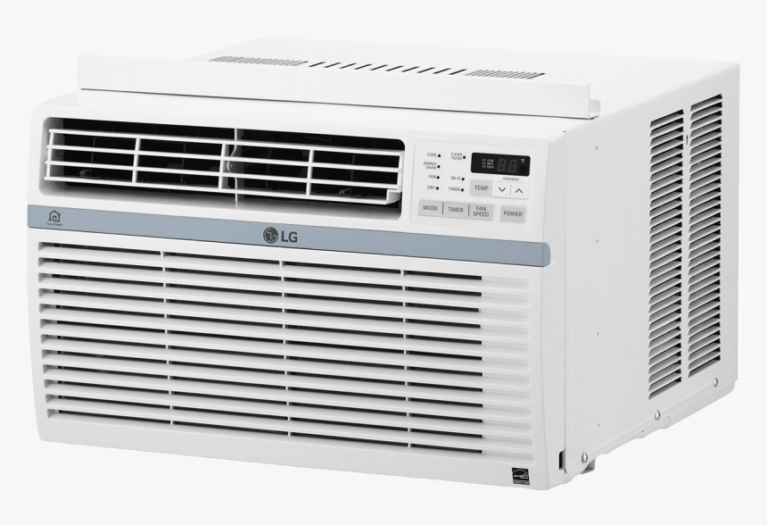 Lg Lw8017ersm 8,000 Btu Window Ac W/ Wi-fi Controls - Ac Unit, HD Png Download, Free Download