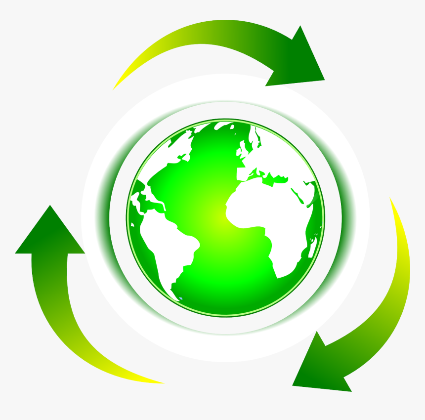 Earth, Globe, Ecology, Natural, Recycle, World - Earth Recycle Png, Transparent Png, Free Download