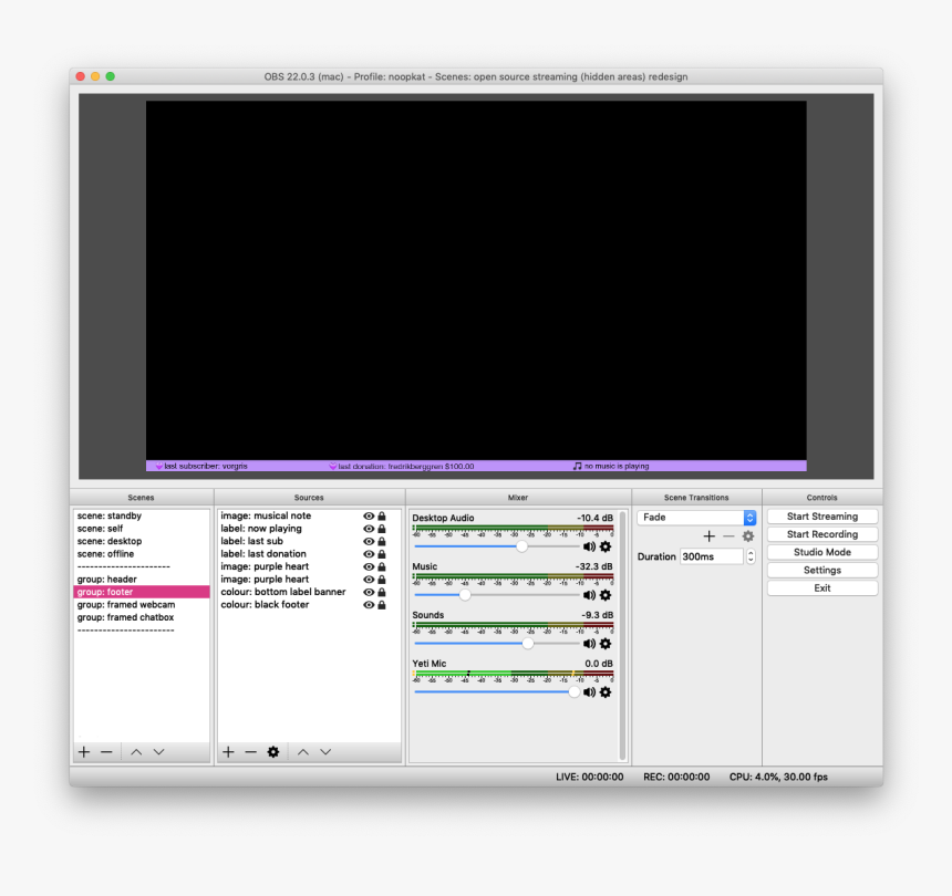 Macbook Pro 16 Streaming Obs Settings Hd Png Download Kindpng