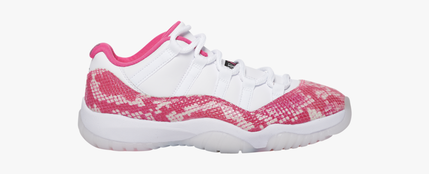 Wmns Air Jordan 11 Retro Low White - Jordan Retro 11 Rosadas, HD Png  Download - kindpng