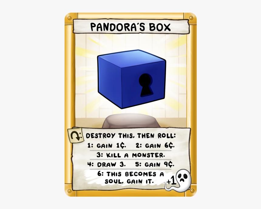 Binding Of Isaac Four Souls Loot Card, HD Png Download, Free Download