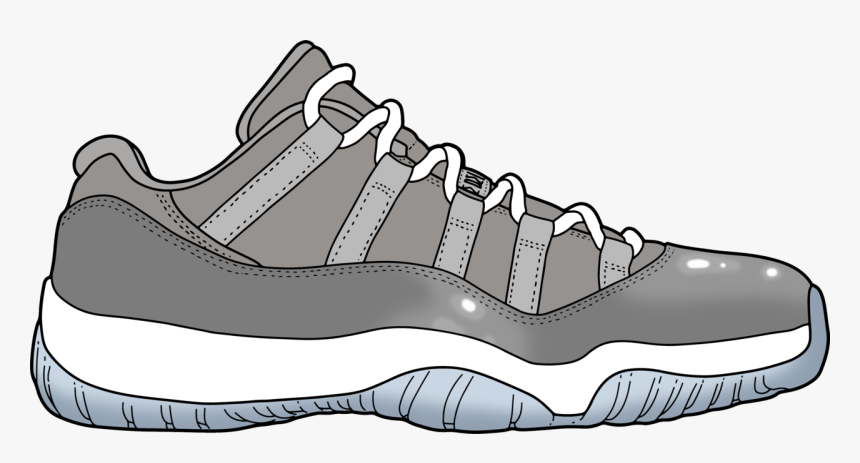 Air Jordan 11 “cool Grey” - Sneakers, HD Png Download, Free Download