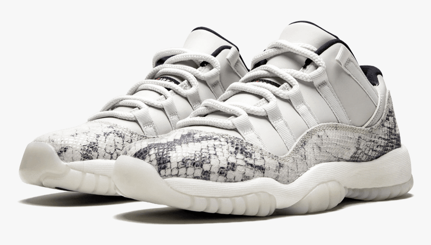 Air Jordan 11 Low Snakeskin Light Bone - Sneakers, HD Png Download, Free Download