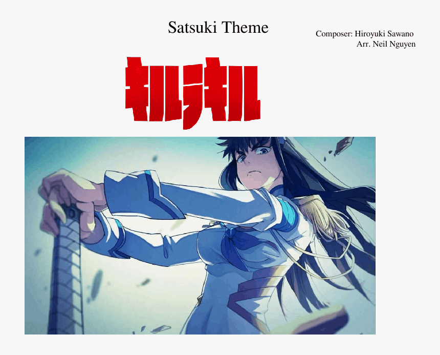 Kill La Kill Art Satsuki, HD Png Download, Free Download