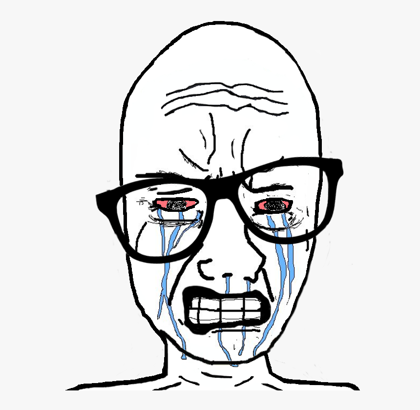 Crying Wojak , Png Download - Crying Angry Rage Face, Transparent Png is fr...