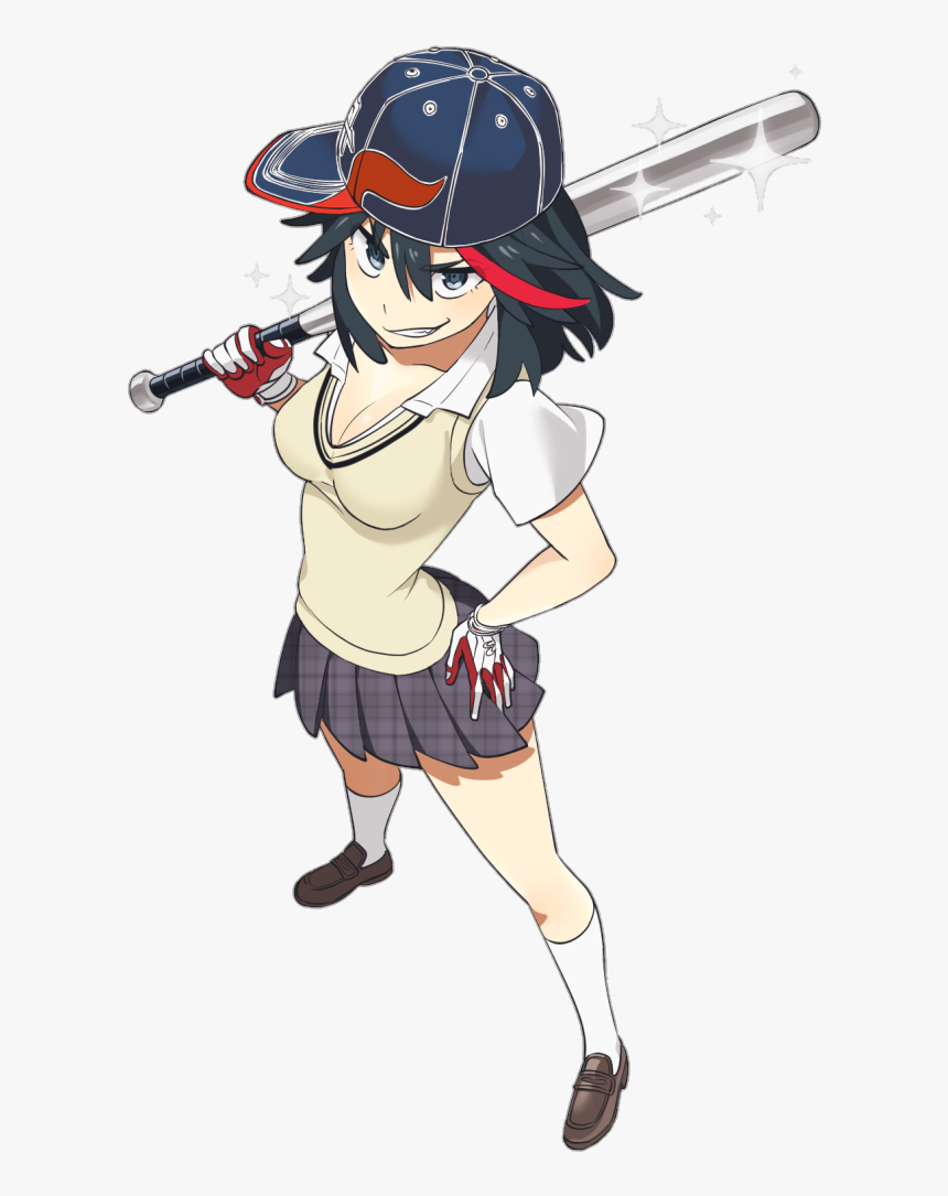 Transparent Baseball Bat - Ryuko Matoi Baseball, HD Png Download, Free Download